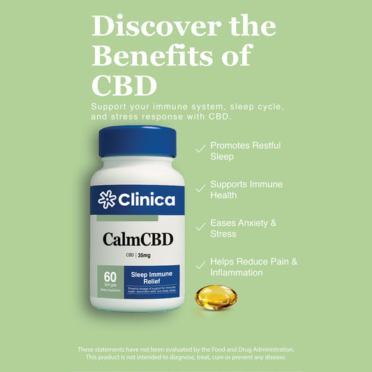 CalmCBD – Broad Spectrum Hemp Extract 25 mg – 60 Softgels