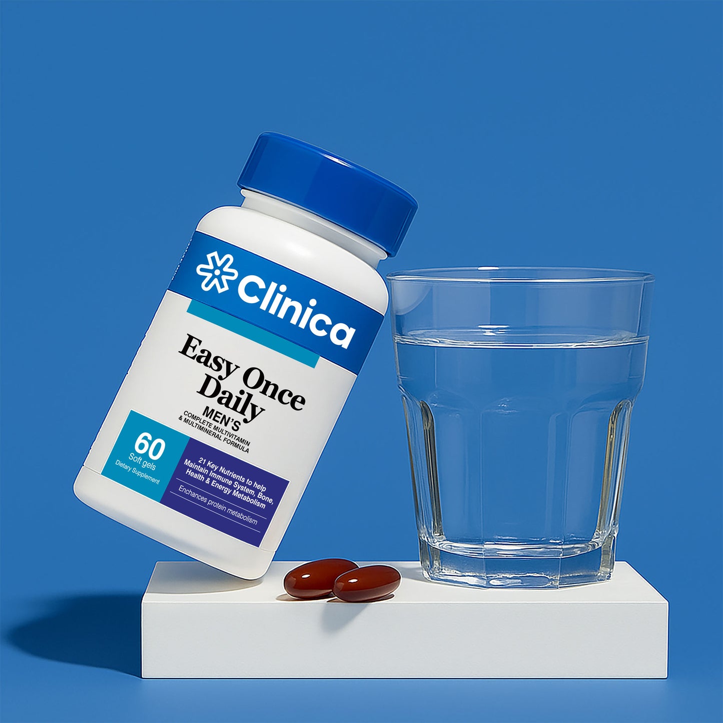 Easy Once Daily Men – Multivitamin & Minerals – 60 Soft Gels