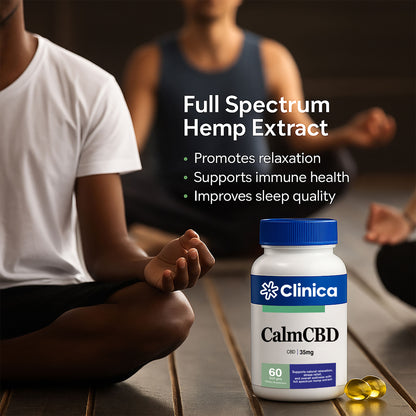 CalmCBD – Broad Spectrum Hemp Extract 25 mg – 60 Softgels