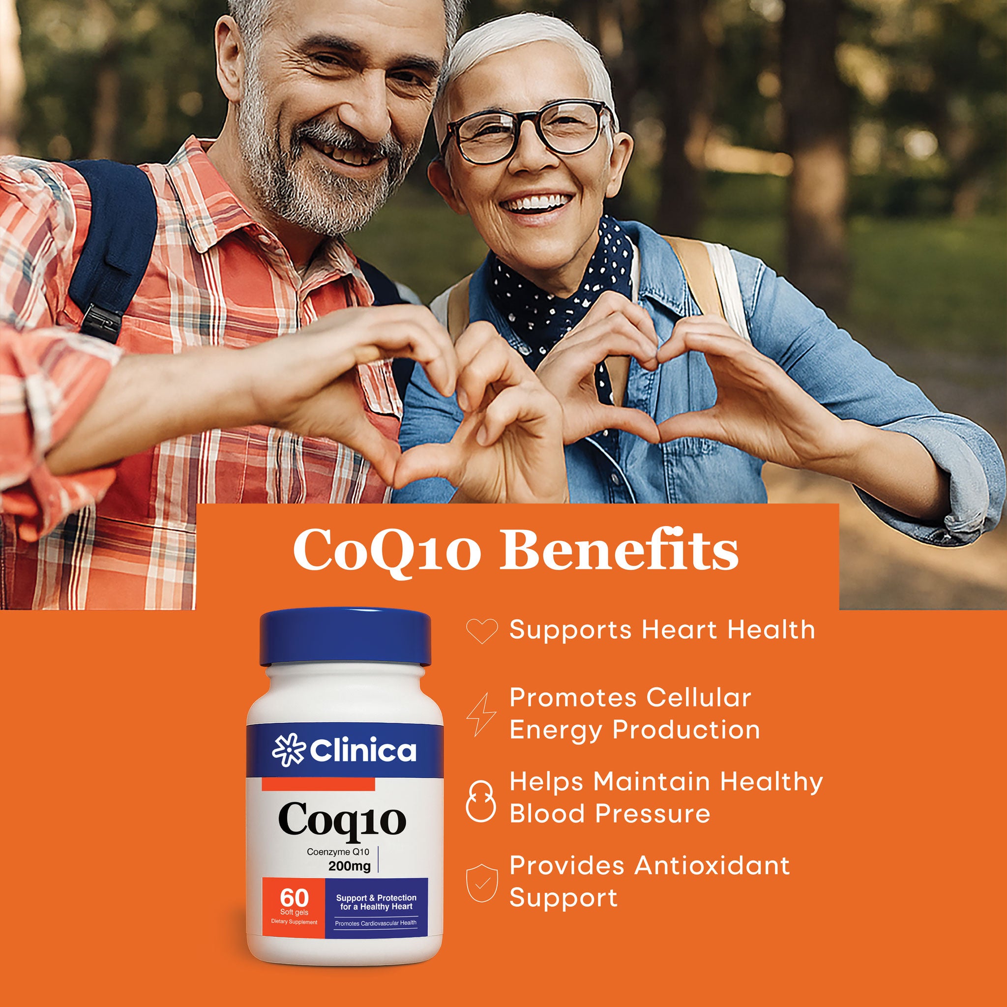 CoQ10 – Coenzyme Q10 200 mg – 60 Softgels