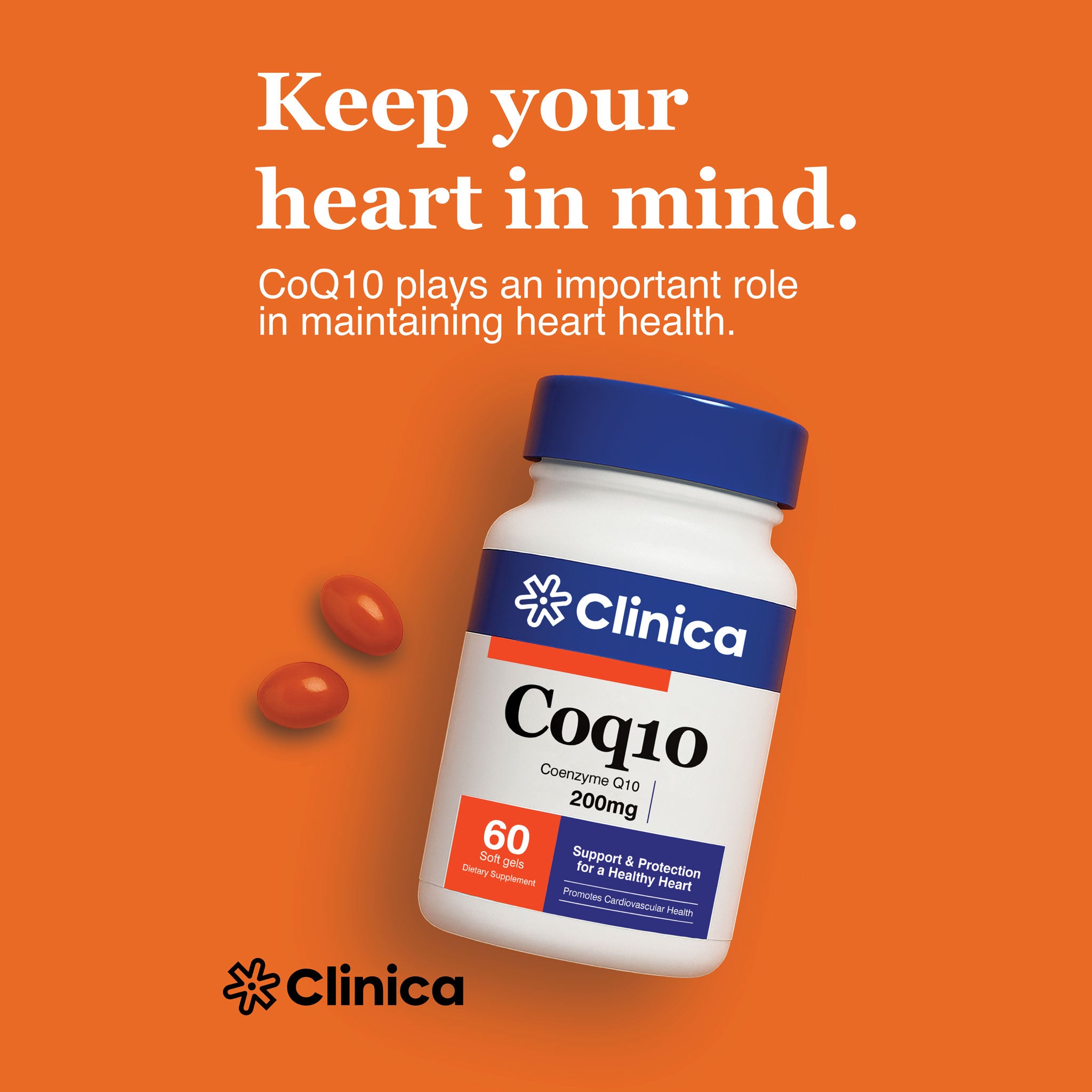 CoQ10 – Coenzyme Q10 200 mg – 60 Softgels