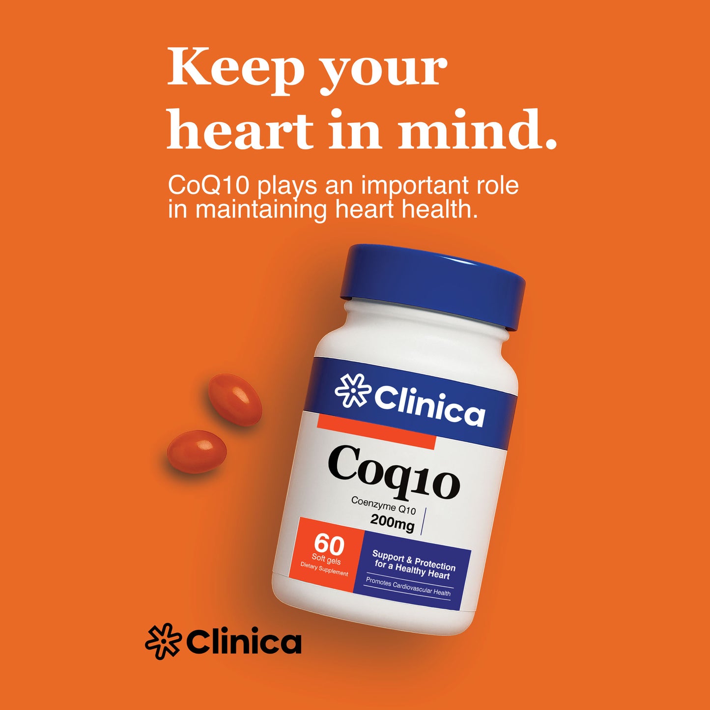 CoQ10 – Coenzyme Q10 200 mg – 60 Softgels