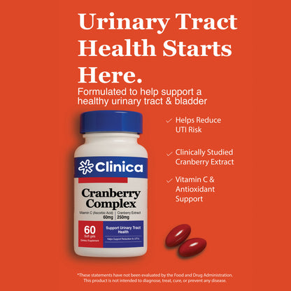 Cranberry Complex – Cranberry Extract 250 mg + Vitamin C 60 mg – 60 Softgels