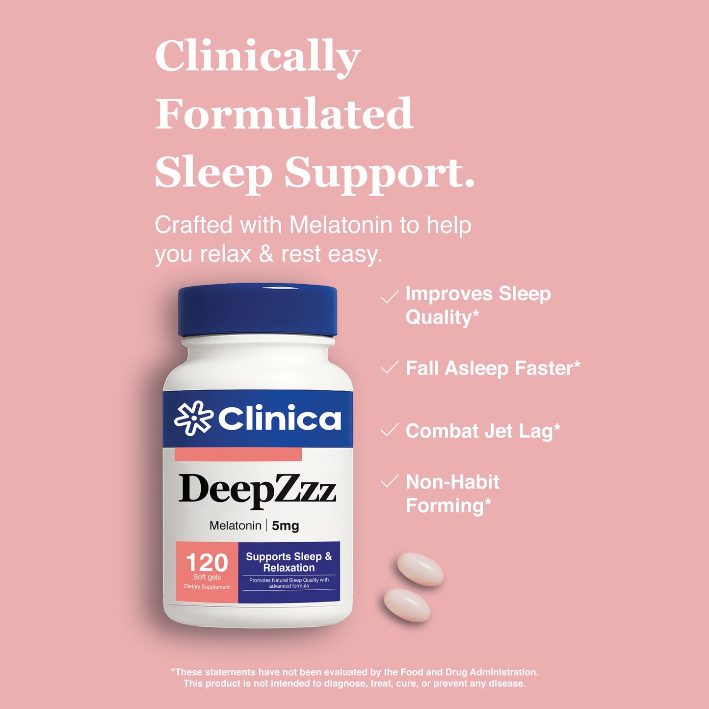 DeepZzz – Melatonin 5 mg – 60 Softgels