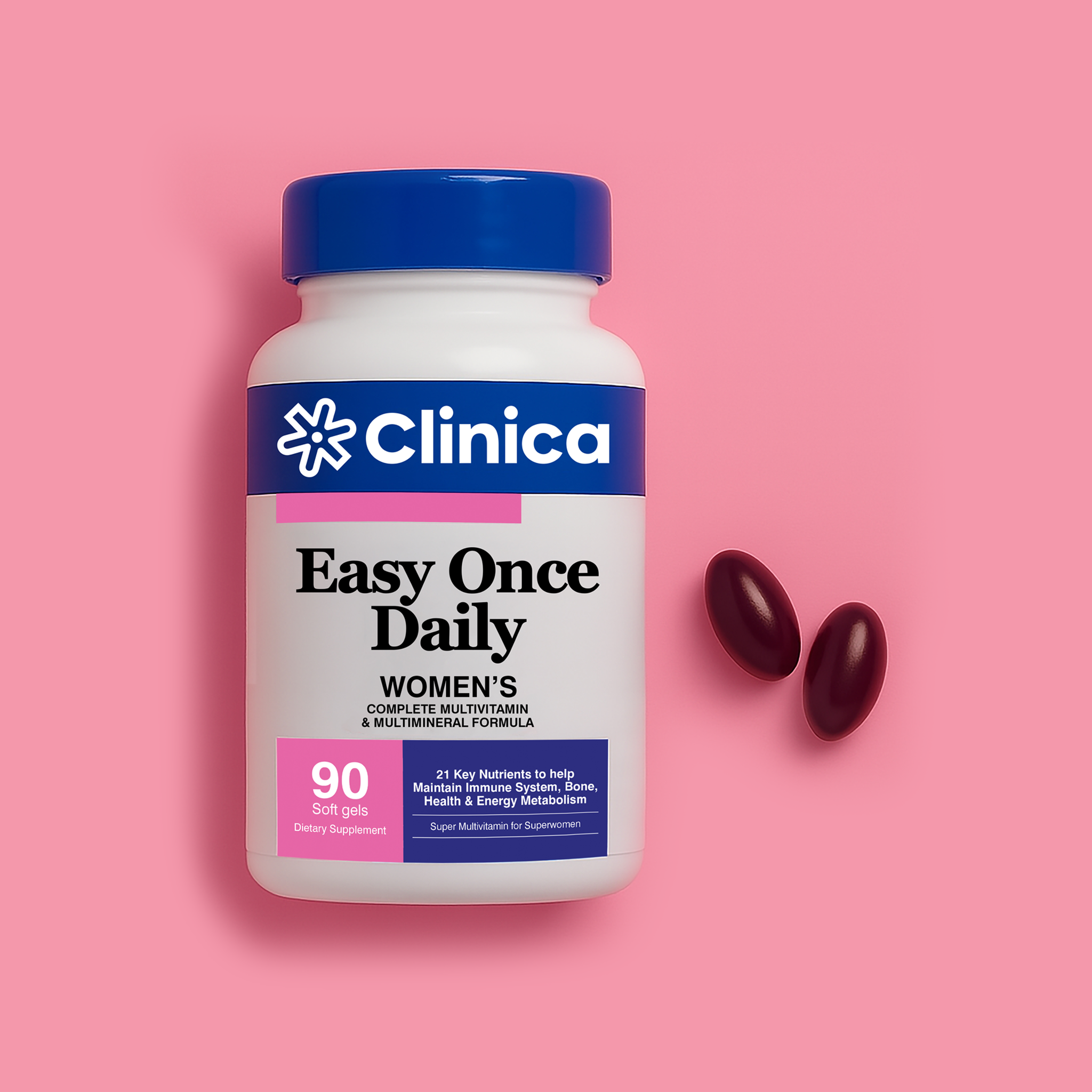 Easy Once Daily Women – Multivitamin & Minerals – 60 Soft Gels