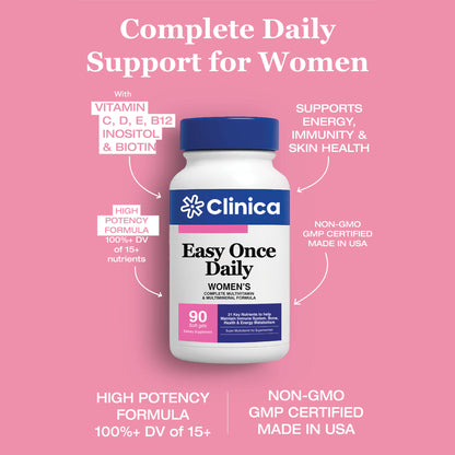 Easy Once Daily Women – Multivitamin & Minerals – 60 Soft Gels