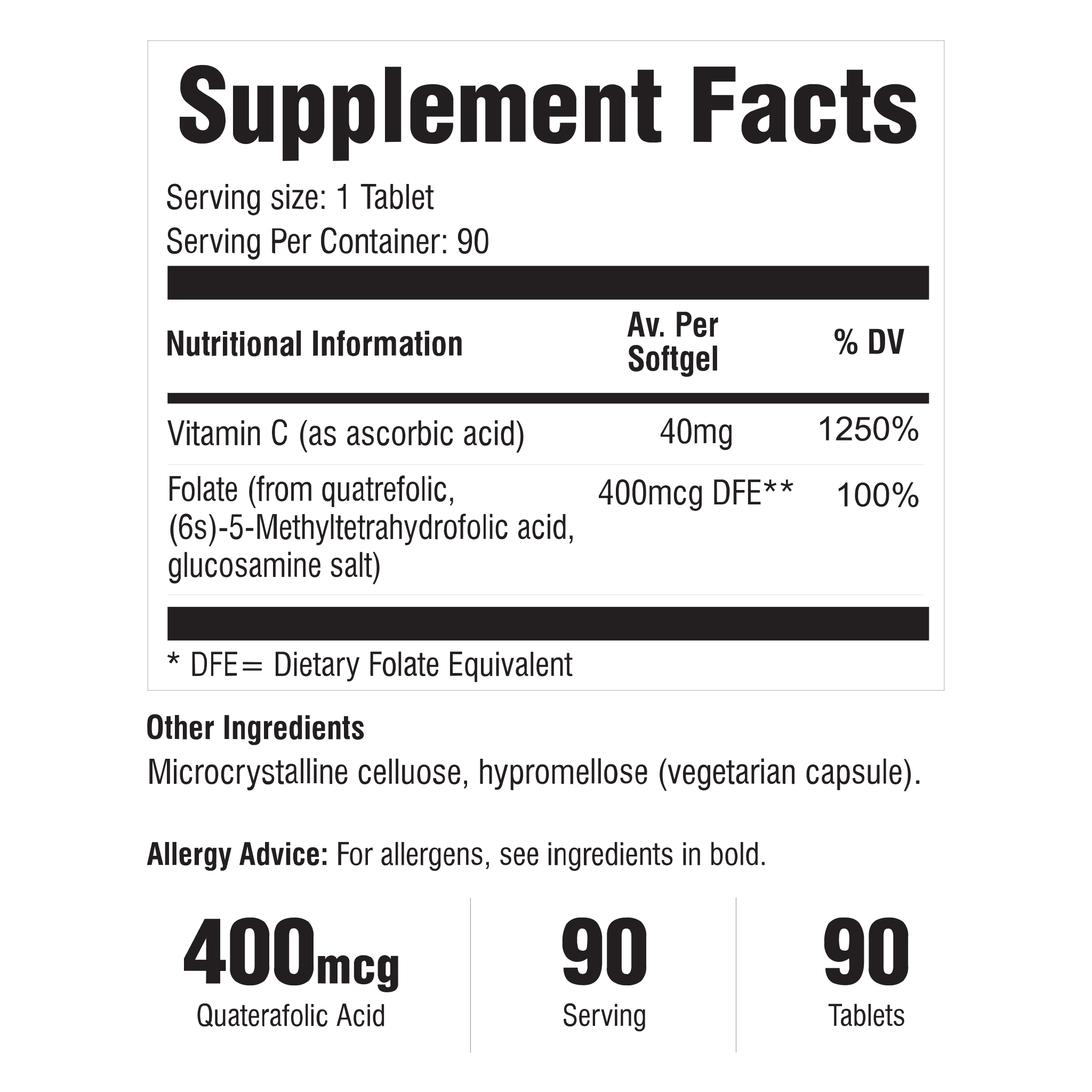 Folate 400