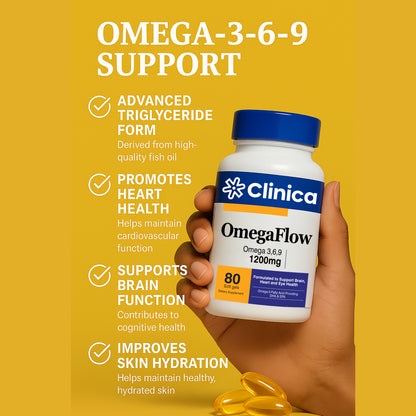 ⁠OmegaFlow – Fish Oil 1000 mg – 80 Softgels