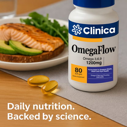 ⁠OmegaFlow – Fish Oil 1000 mg – 80 Softgels