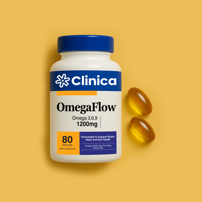 ⁠OmegaFlow – Fish Oil 1000 mg – 80 Softgels