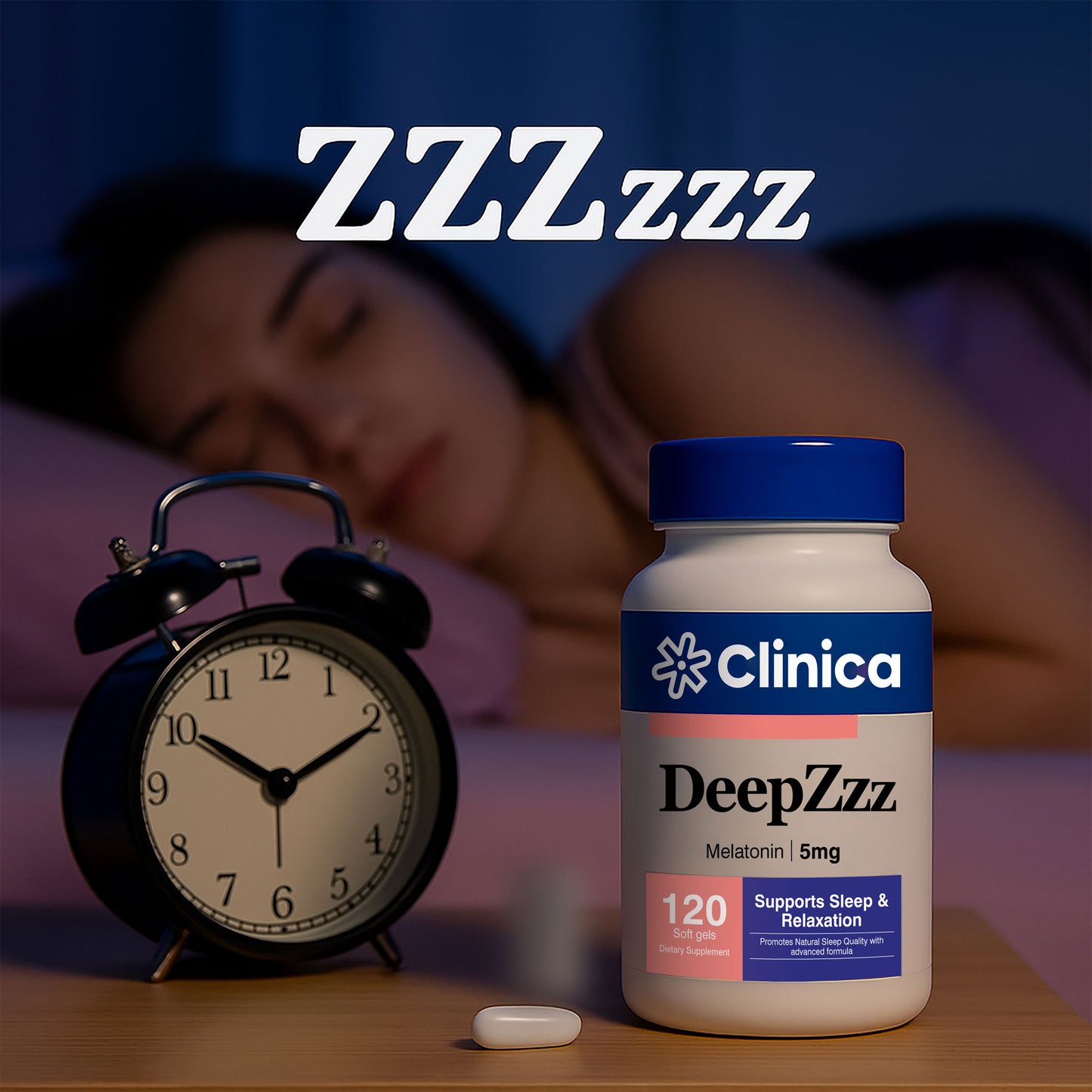 DeepZzz – Melatonin 5 mg – 60 Softgels